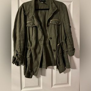 INC Utility Jacket Size L